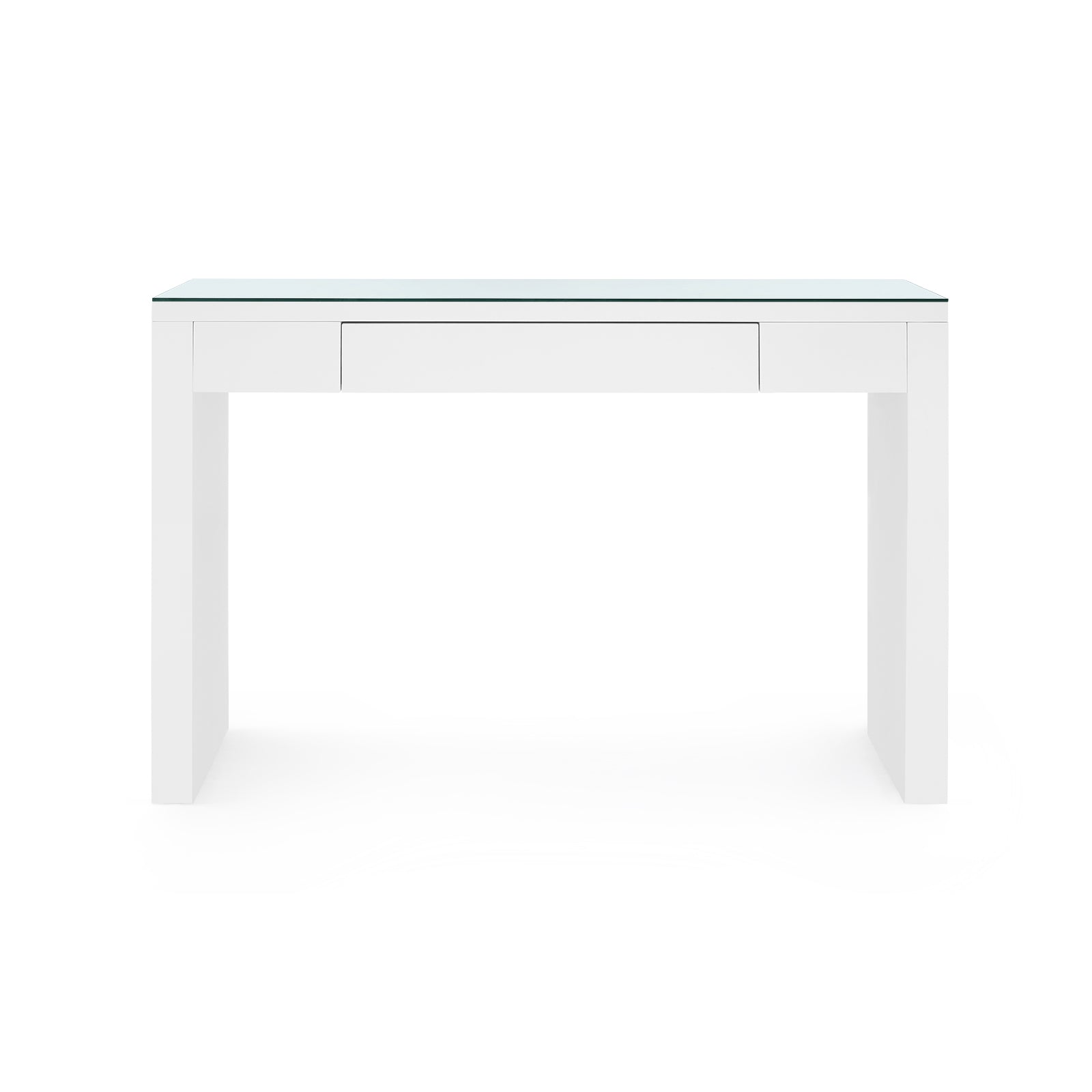 Villa & House Morgan Console Table with Glass Top