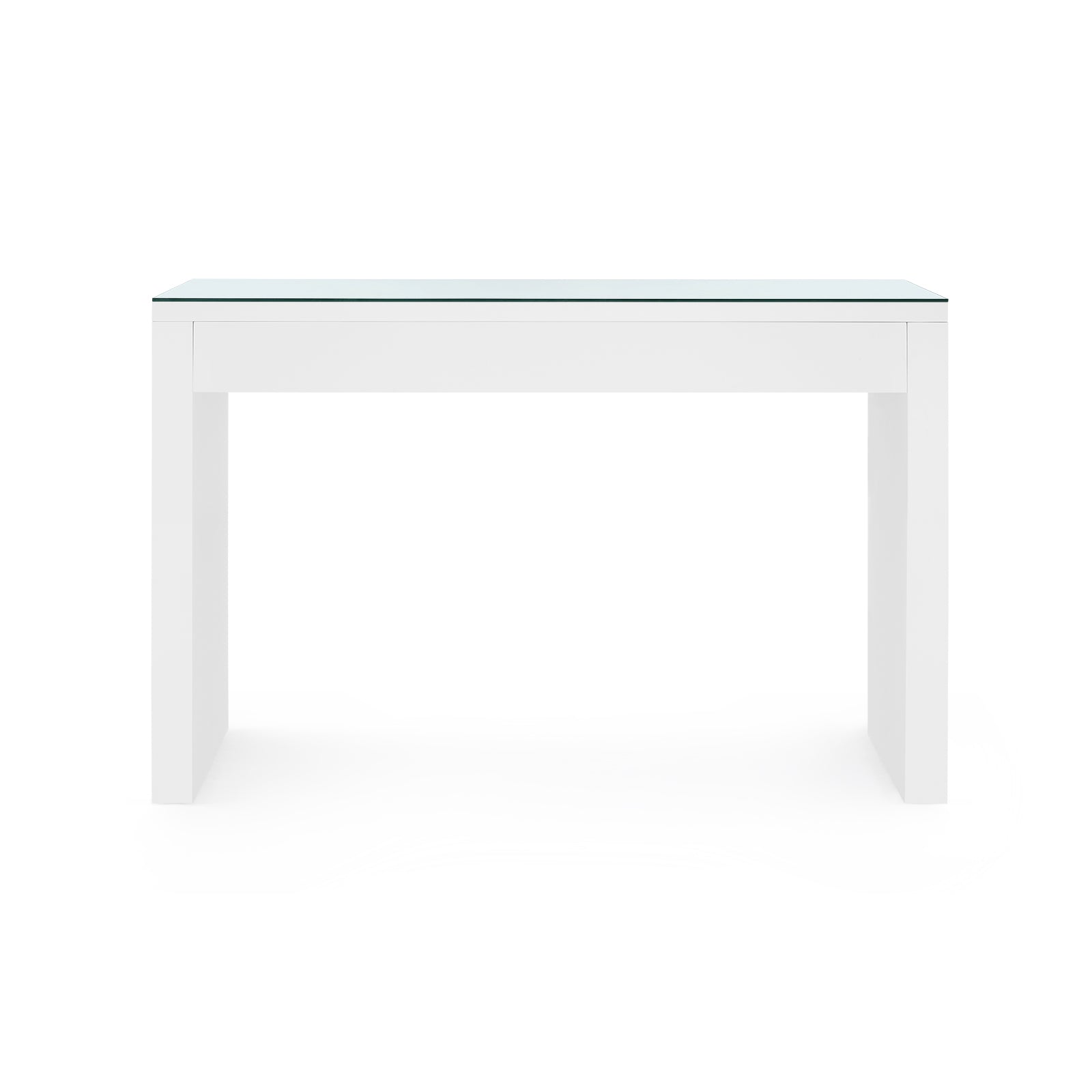 Villa & House Morgan Console Table with Glass Top