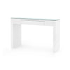Villa & House Morgan Console Table with Glass Top