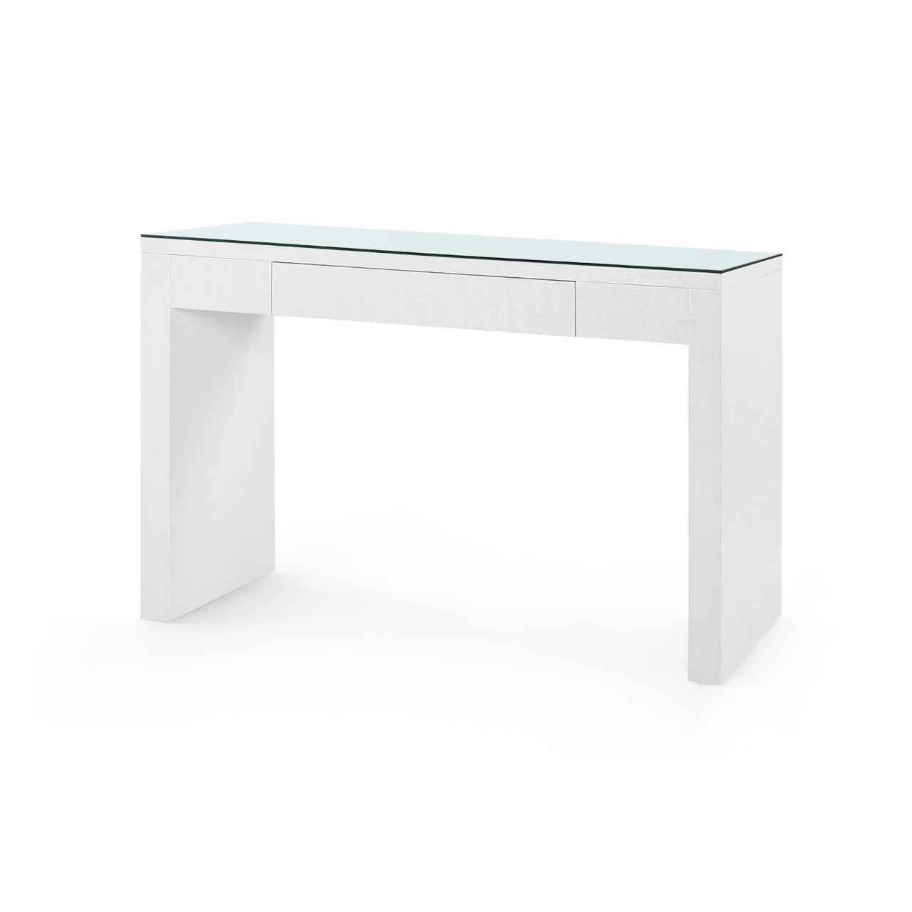 Villa & House Morgan Grasscloth Console Table