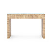 Villa & House Morgan Console Table with Glass Top