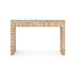 Villa & House Morgan Console Table with Glass Top