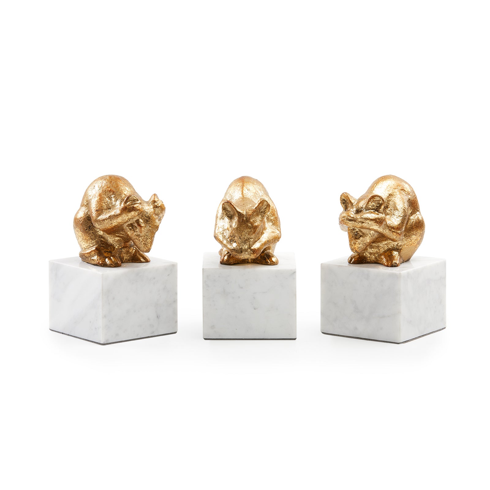Villa & House Mouse Statue - Set of 3