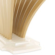 Michael Amini Fantosini Pedestal Dining Table - Creamy Pearl