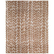 Feizy Colton 8A55F Modern Chevron Rug in Brown/Tan