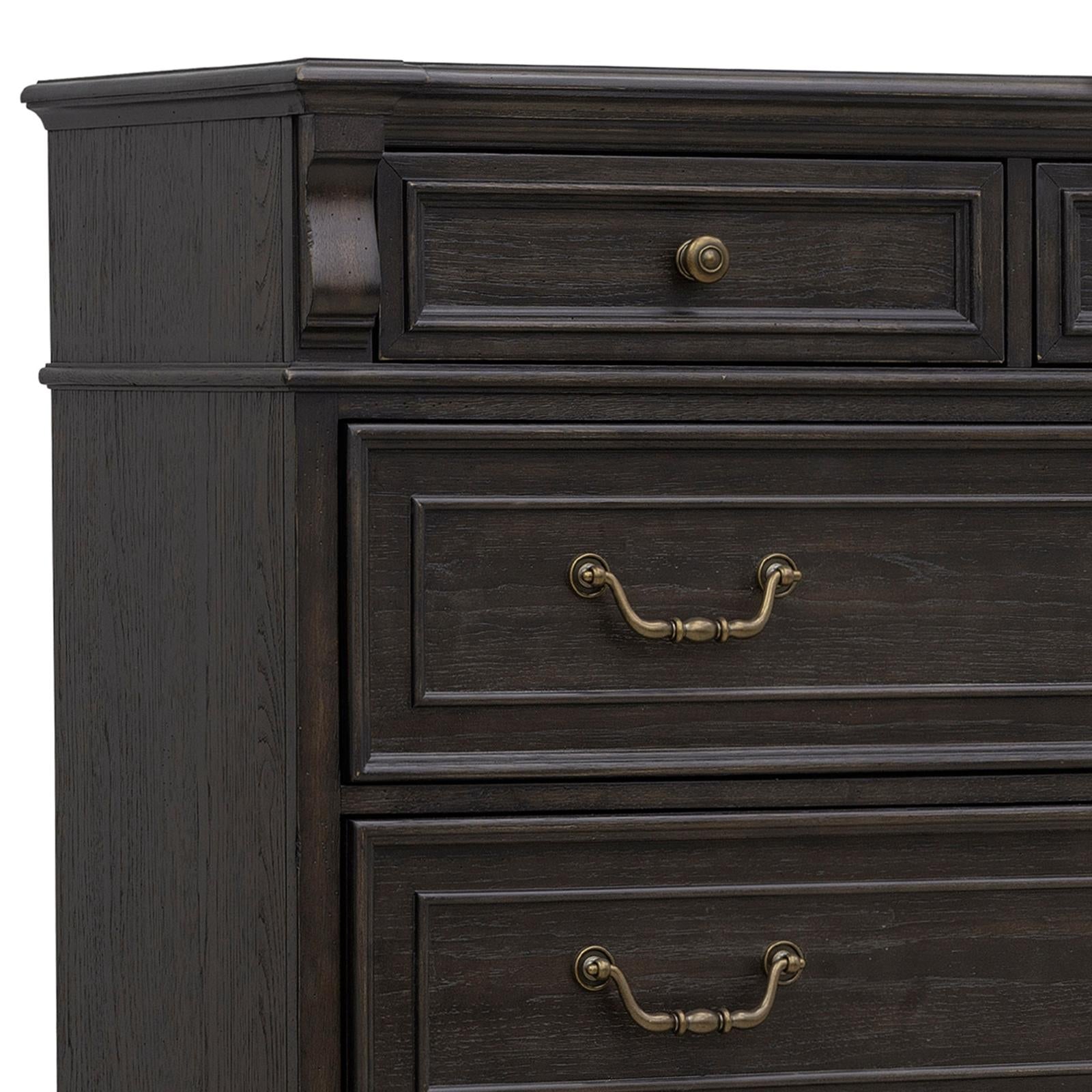 Pulaski Furniture Hickory Creek Brown Velvet 6 Drawer Chest