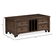 Magnussen Home Cormac Brown Lift Top Storage Cocktail Table