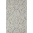 Feizy Belfort 8776F Transitional Medallion Rug in Blue/Ivory