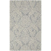 Feizy Belfort 8776F Transitional Medallion Rug in Blue/Ivory