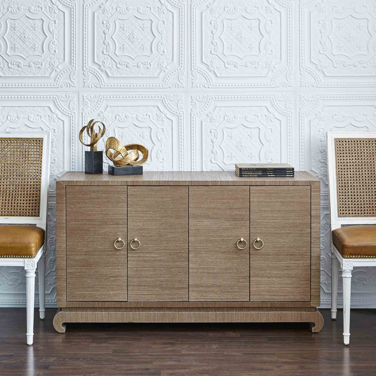 Villa & House Meredith 4-Door Cabinet