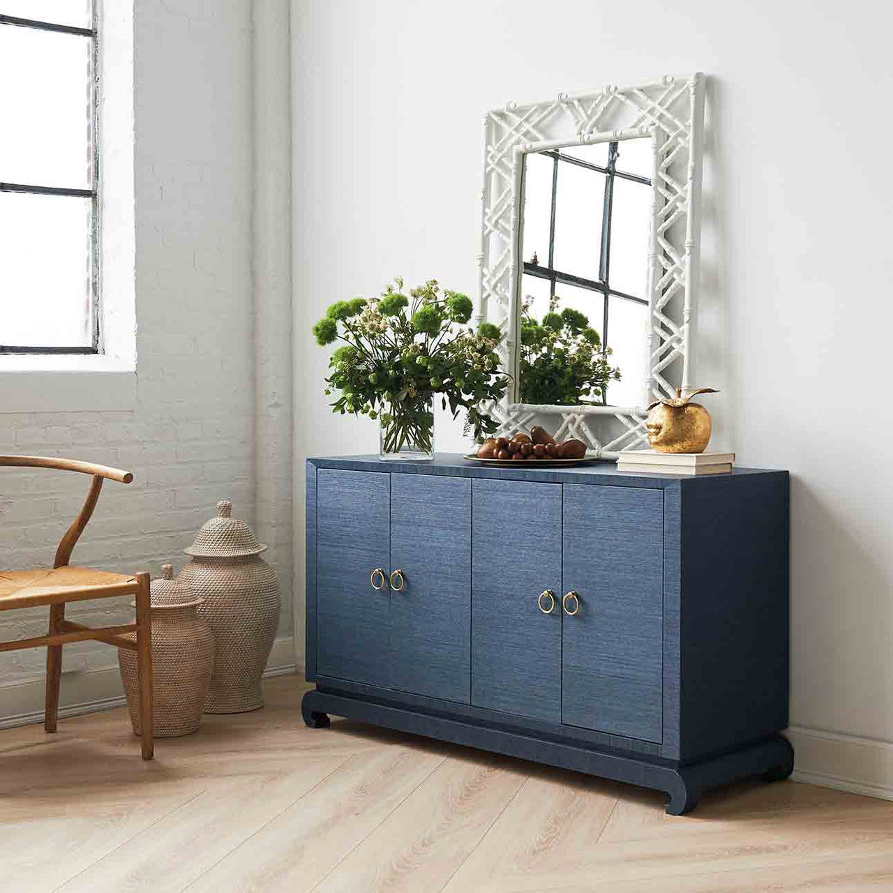 Villa & House Meredith 4-Door Cabinet