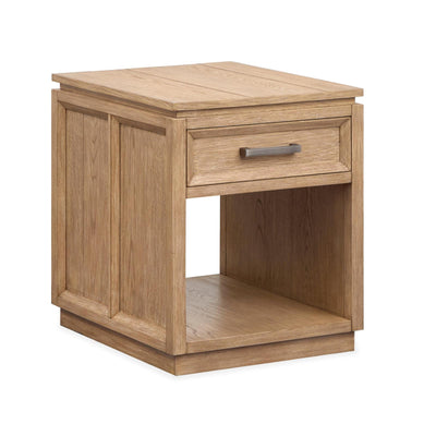 Magnussen Home Burnham Sable Dusk Rectangular End Table