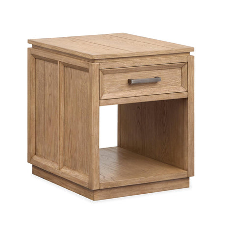 Magnussen Home Burnham Sable Dusk Rectangular End Table