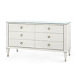 Villa & House Morris Extra Large 6-Drawer with Glass Top
