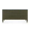 Villa & House Morris Extra Large 6-Drawer with Glass Top