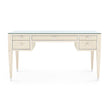 Villa & House Morris Desk with Glass Top