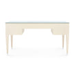 Villa & House Morris Desk with Glass Top