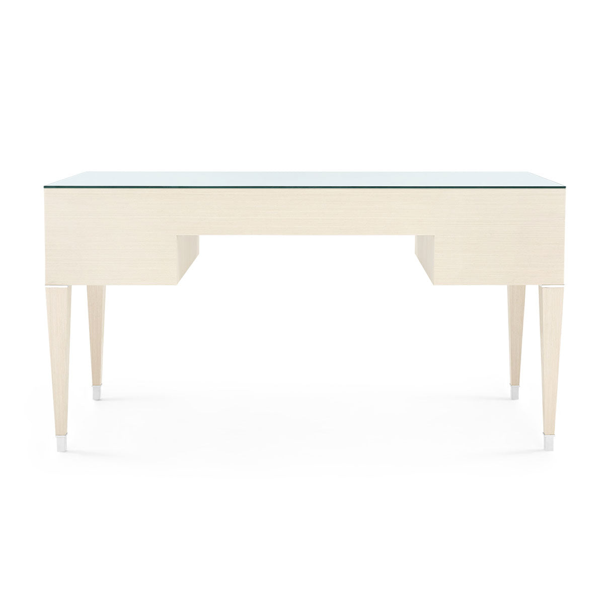 Villa & House Morris Desk with Glass Top