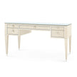 Villa & House Morris Desk with Glass Top