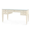 Villa & House Morris Desk with Glass Top