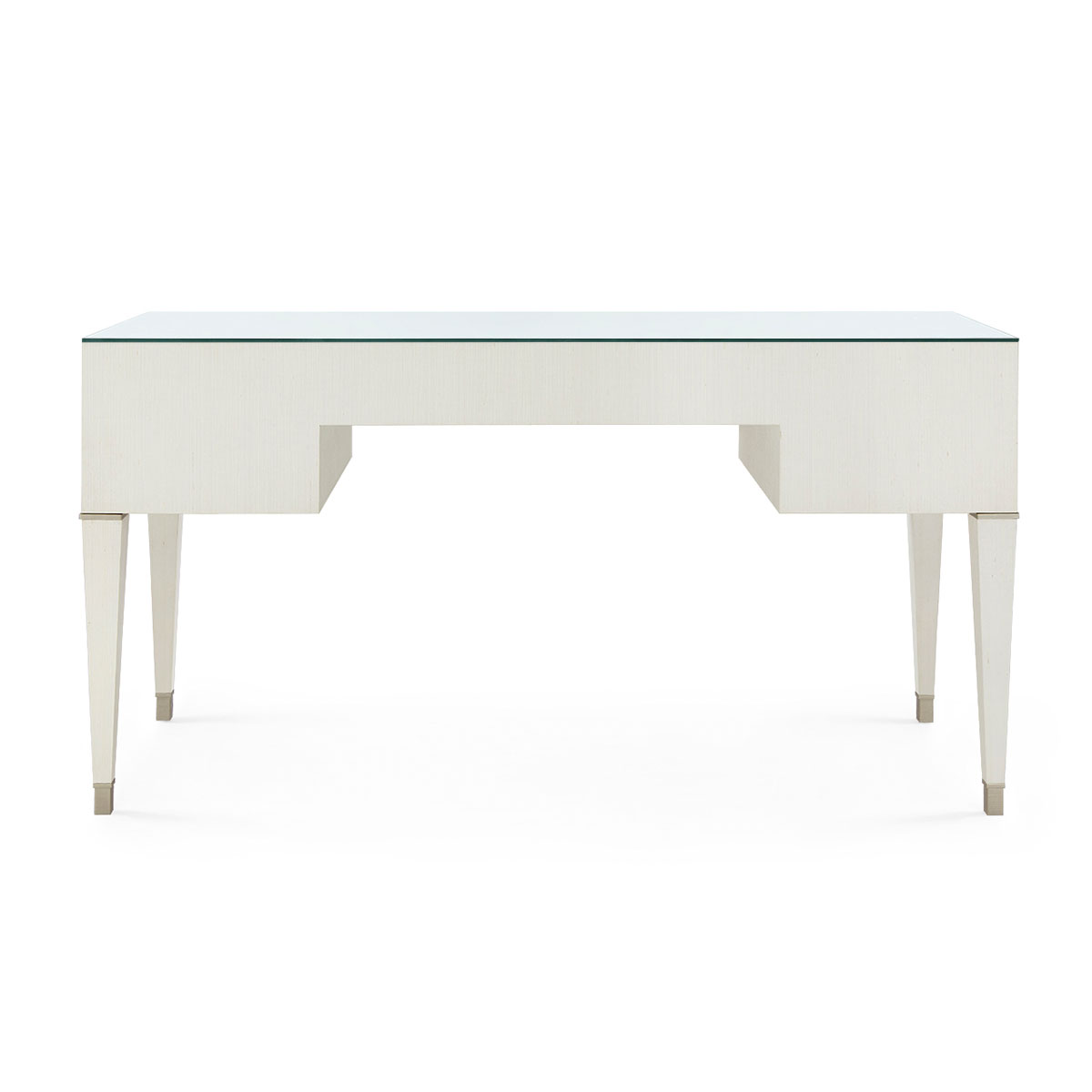 Villa & House Morris Desk with Glass Top