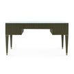 Villa & House Morris Desk with Glass Top