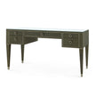 Villa & House Morris Desk with Glass Top