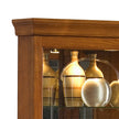 Pulaski Furniture PFC Curios Mirrored 4 Shelf Corner Curio Cabinet