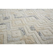 Feizy Anica 8004F Transitional Moroccan Rug in Ivory/Gray/Black