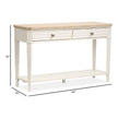 Salt Life Home Echo Isles Sea Pearl and Driftwood Rectangular Sofa Table