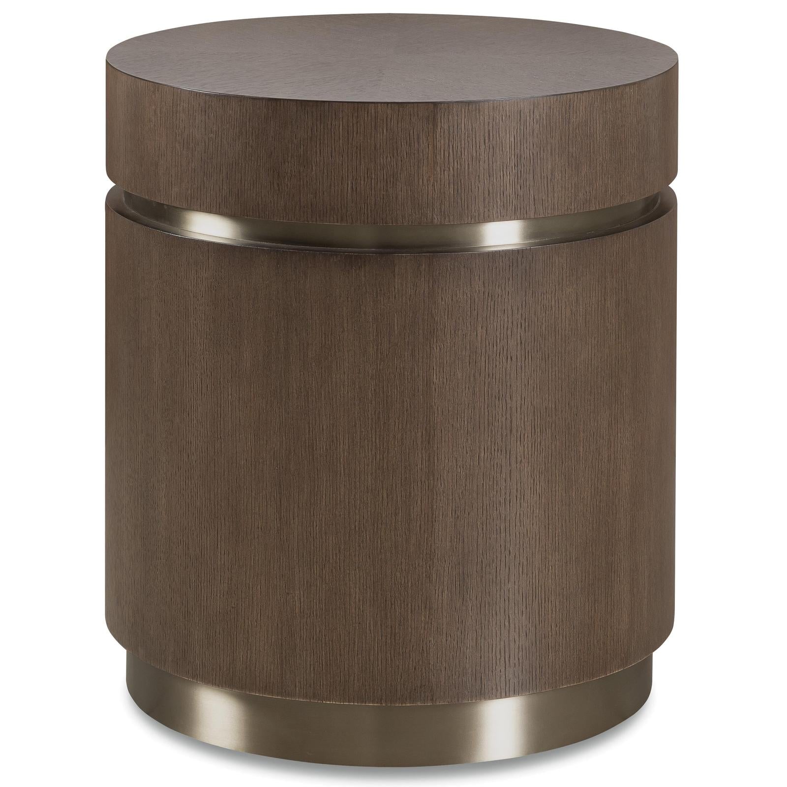 Hooker Furniture Commerce and Market Roll With It Round End Table