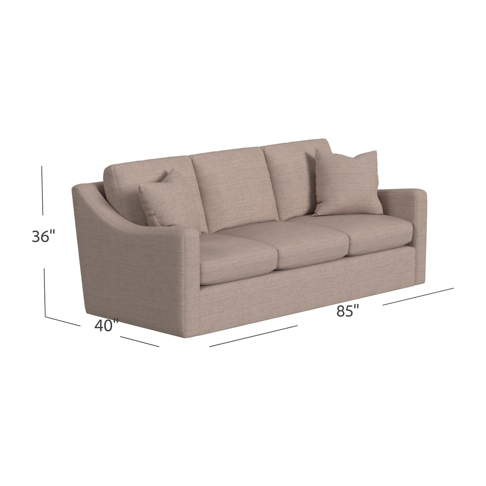 Hooker Upholstery Dimitri 3 over 3 Sofa