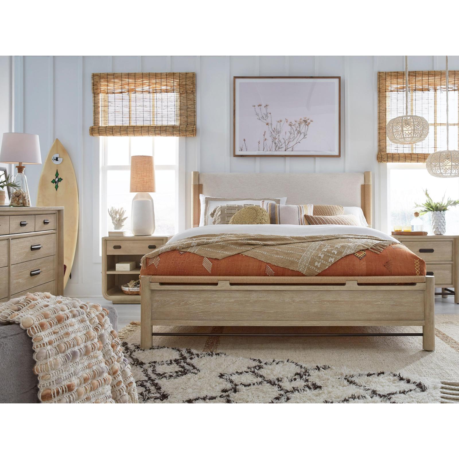 Salt Life Home Sunset Cove Sanibel Brown Drawer Dresser with Landscape Mirror I