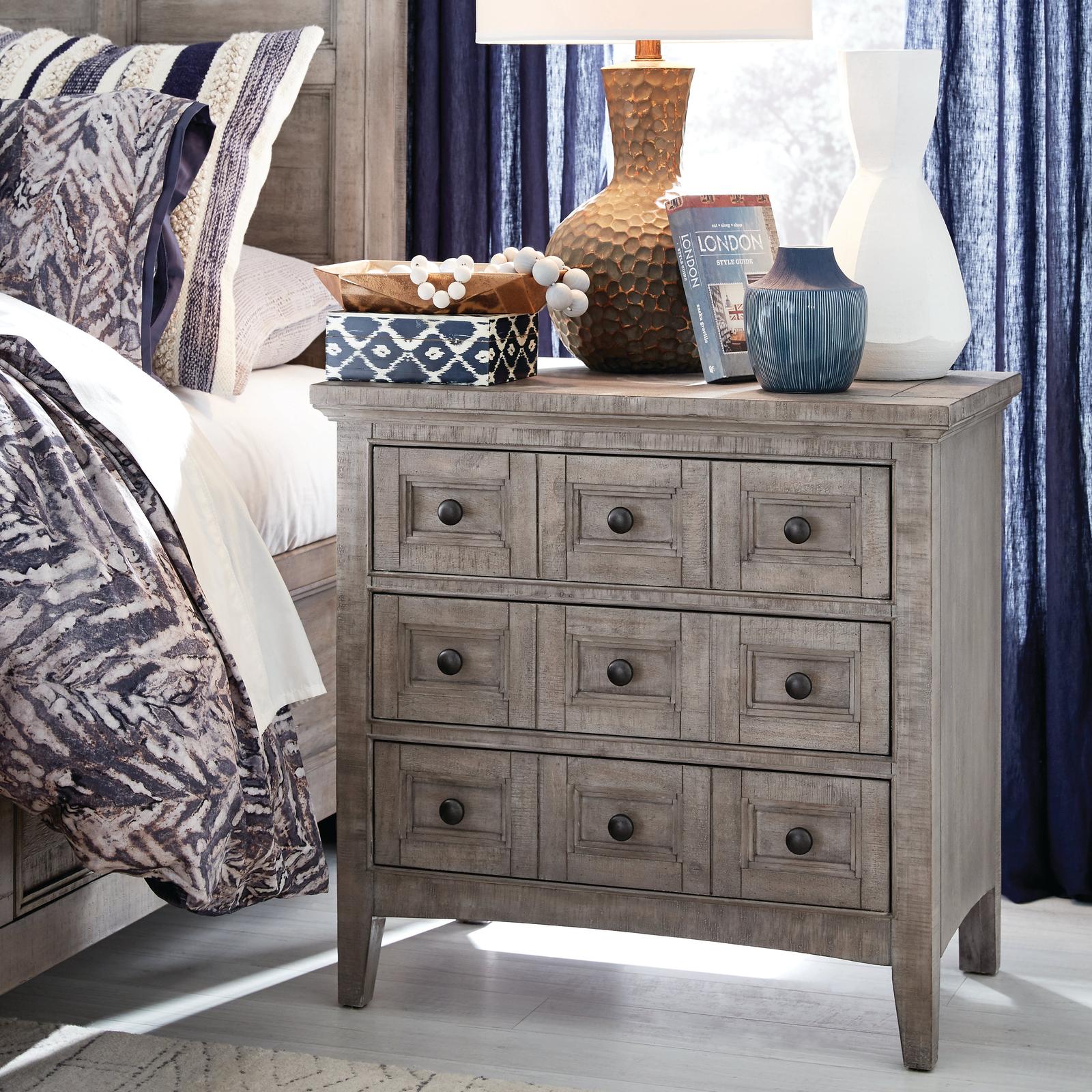 Magnussen Home Paxton Place Dovetail Grey Drawer Nightstand