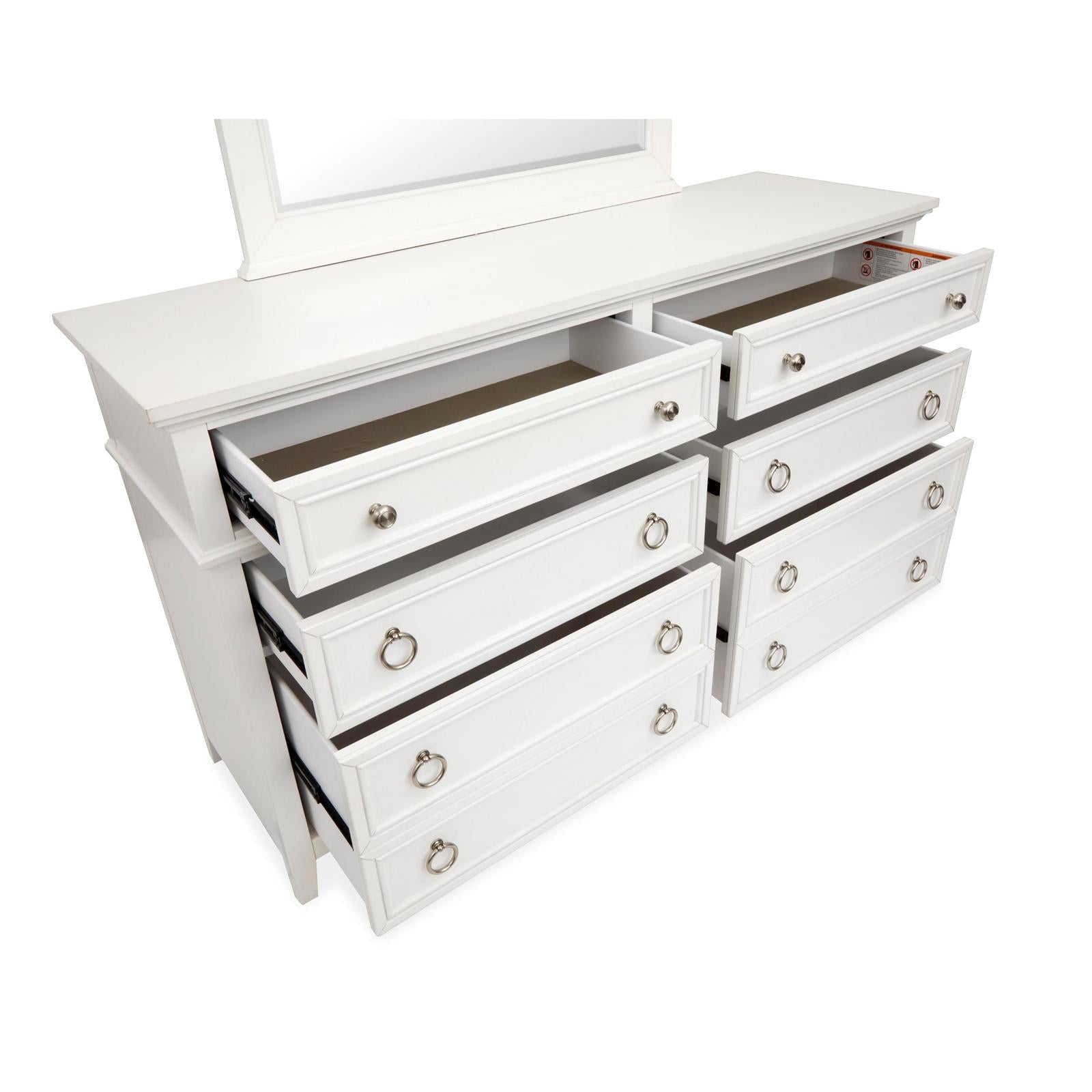 Magnussen Home Juniper Hill Whisper White Double Drawer Dresser