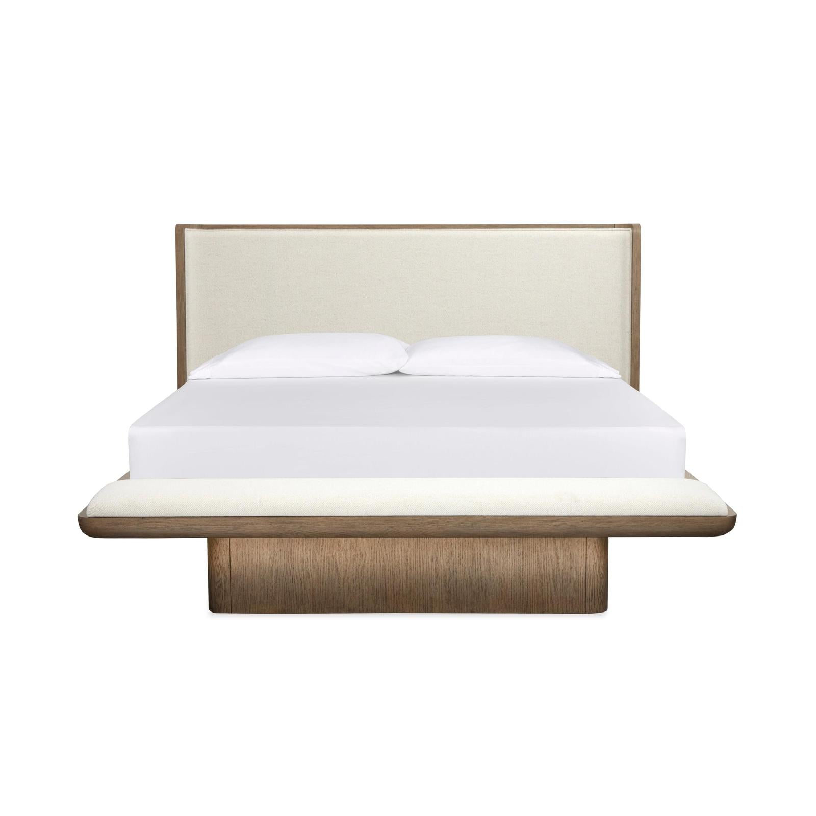 Magnussen Home Thorne Amber Brown Upholstered Platform Bed