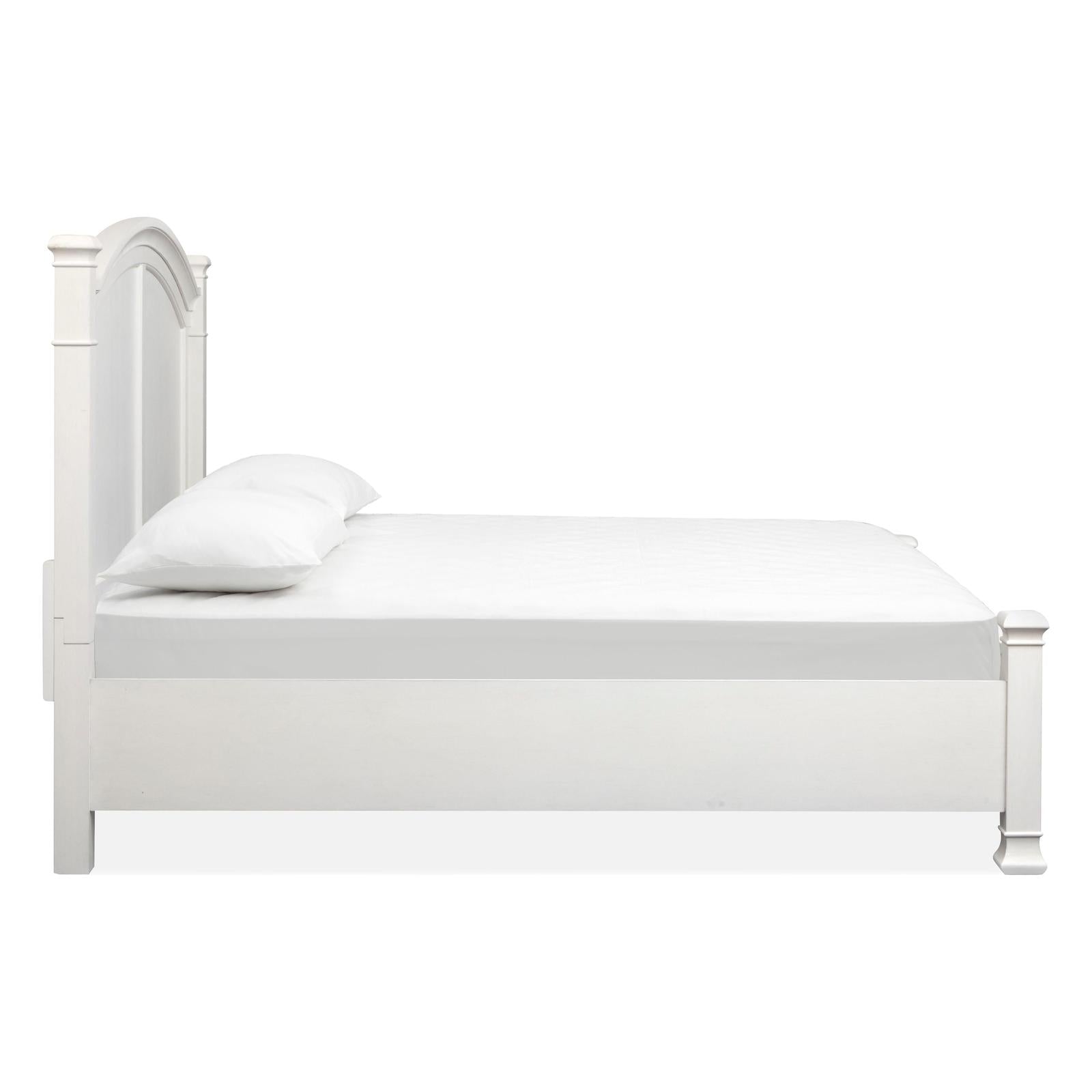Magnussen Home Kingston Whisper White & Cerused Nutmeg Bed