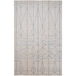Feizy Micah 3045F Modern Geometric in White/Silver/Gray