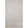 Feizy Micah 3045F Modern Geometric in White/Silver/Gray