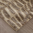 Feizy Colton 8A54F Modern Animal Print Rug in Taupe/Tan
