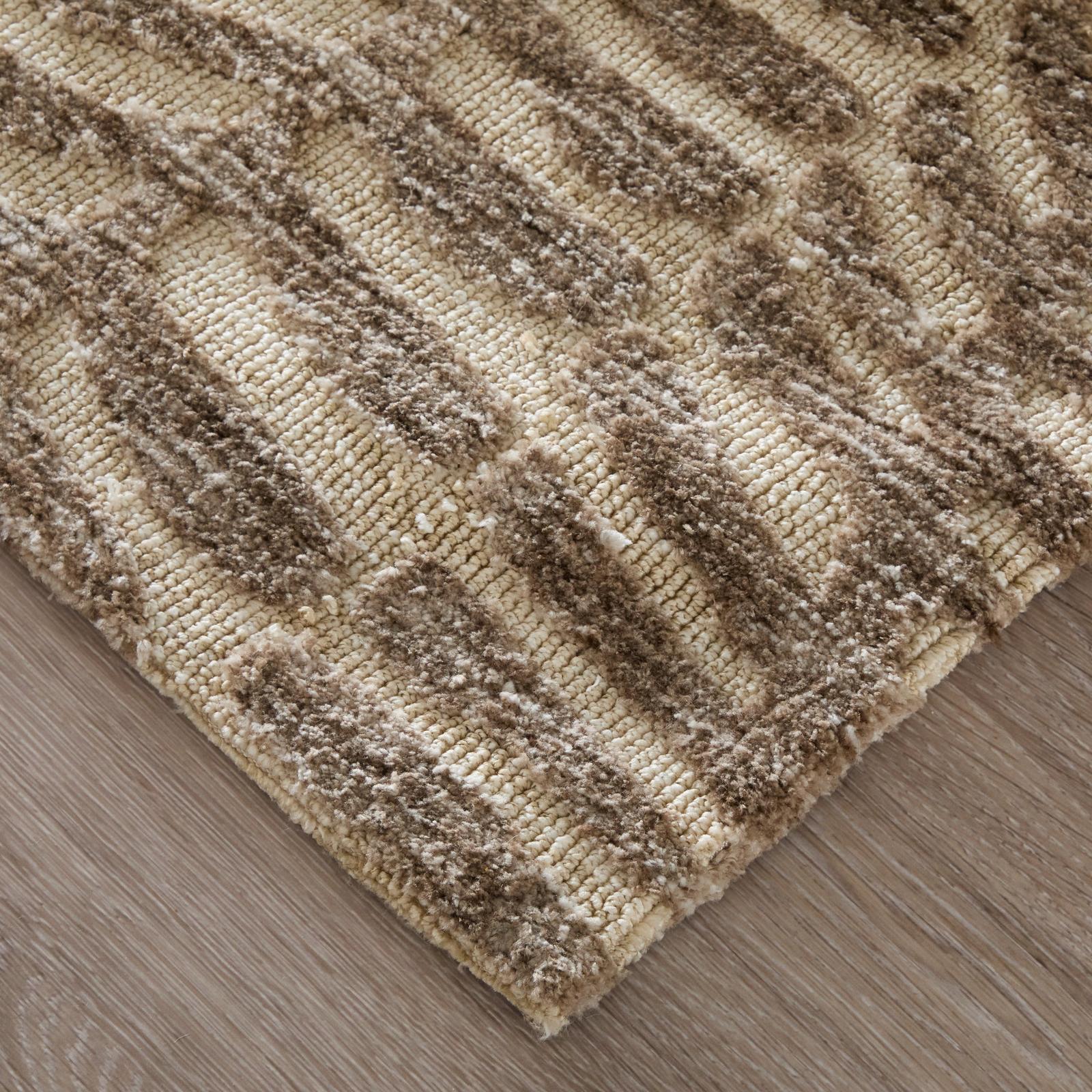 Feizy Colton 8A54F Modern Animal Print Rug in Taupe/Tan