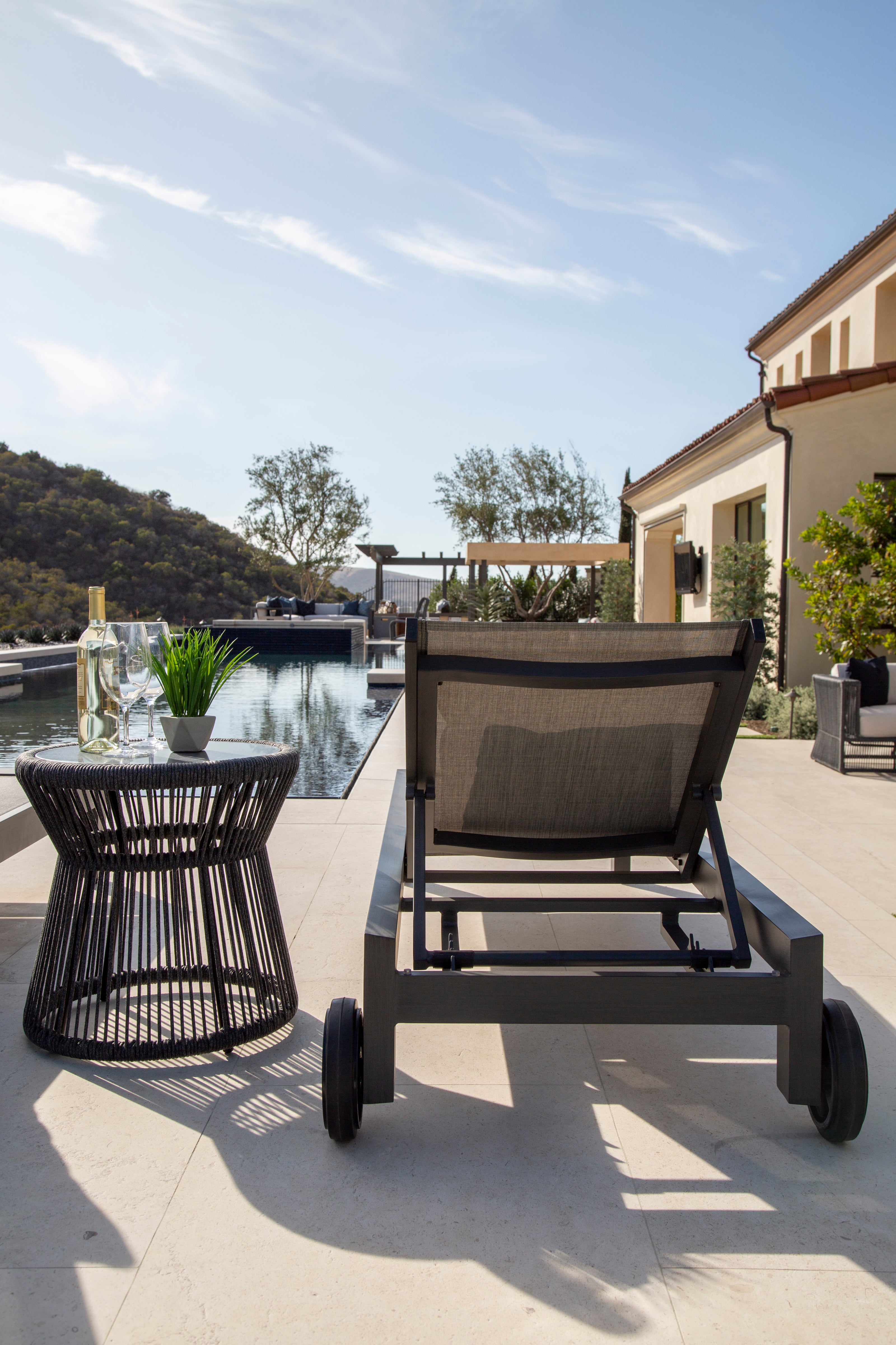 Sunset West Redondo Adjustable Sling Chaise