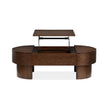 Magnussen Home Holloway Toasted Almond Oval Lift Top Cocktail Table