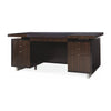 Century Furniture Ebony Desk - Black Leather Top