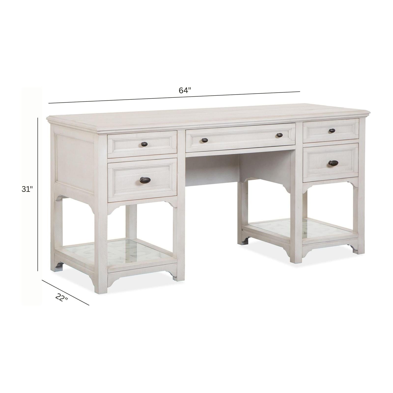 Magnussen Home Bronwyn Alabaster Desk