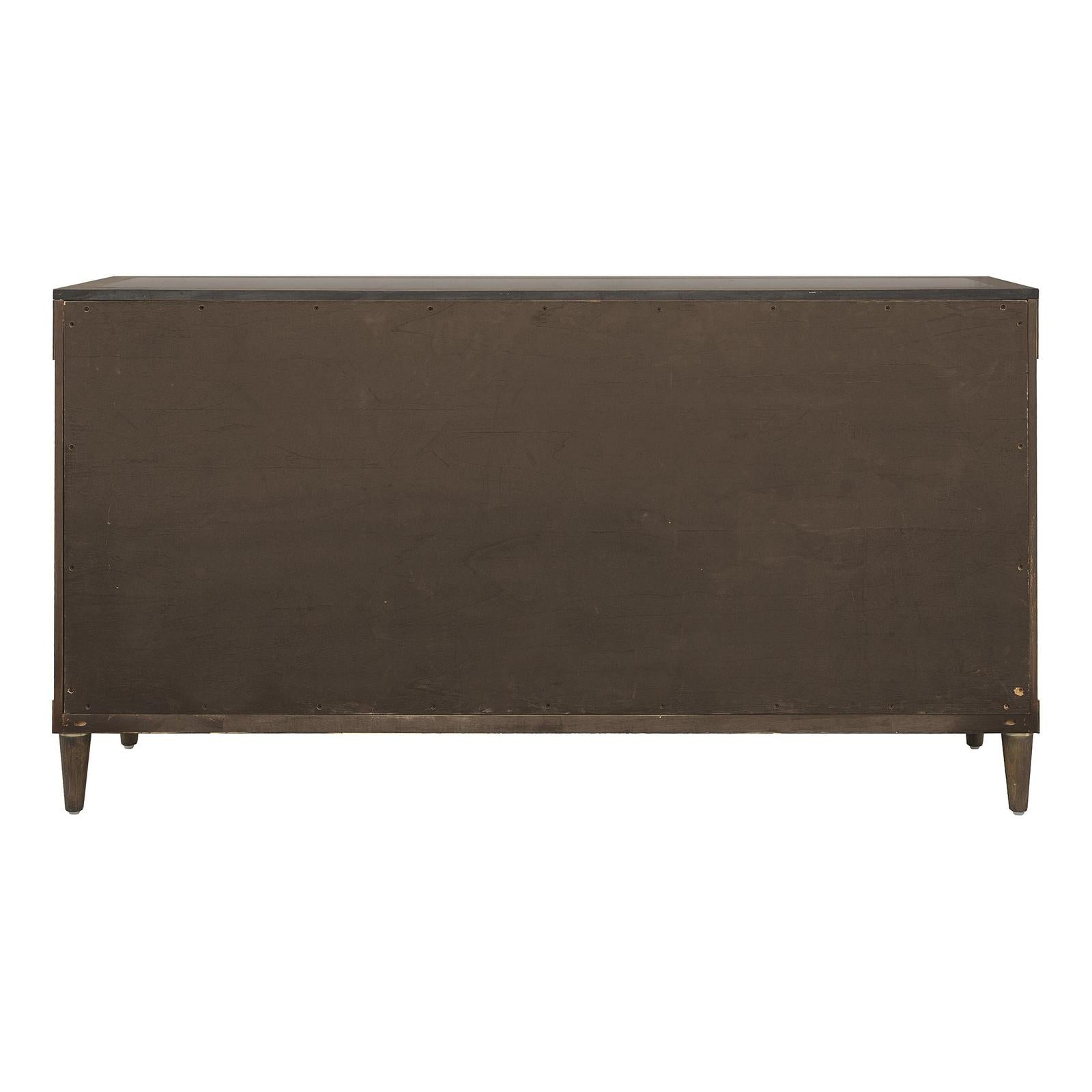 Pulaski Furniture Asher Park Piano Brown Glass Top 2 Door Buffet