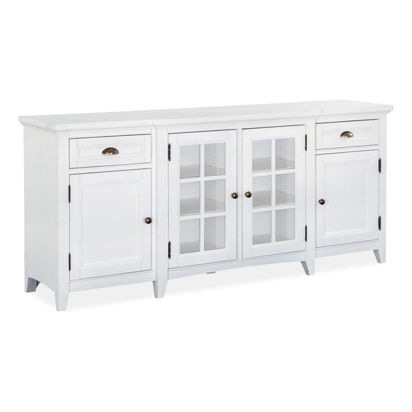 Magnussen Home Heron Cove Chalk White Console