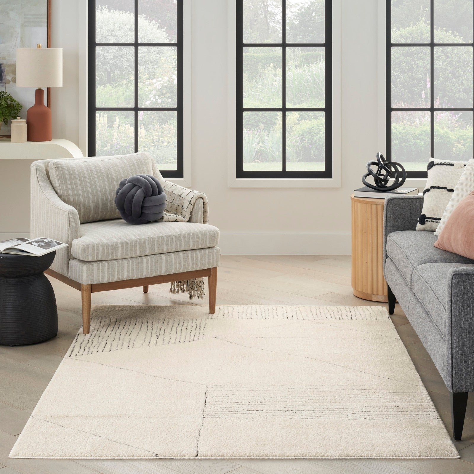 Nourison Modern Comfort MNC02 Scandinavian Indoor Rug