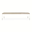 Michael Amini Penthouse Rectangular Dining Table (Includes: 2 x 22 Leaves)