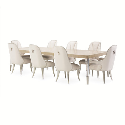 Michael Amini Penthouse Rectangular Dining Table (Includes: 2 x 22 Leaves)